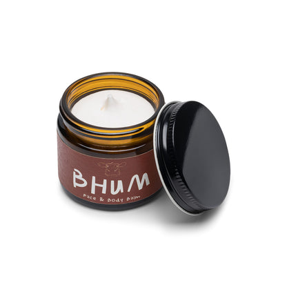 BHUM Face & Body Balm Lavender - open jar